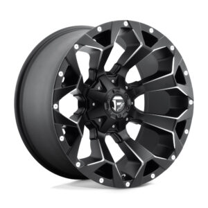 D546 ASSAULT 17X9 5X114.3/5X127 ET12 CB78.1 for MATTE BLACK MILLED