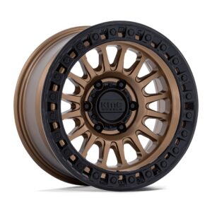 KM552 IMS 17X8.5 6X139.7 ET-10 CB106.1 Matte Bronze w/Gloss Black Lip