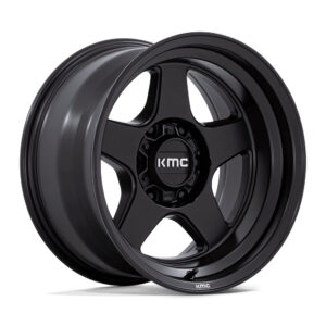 KM728 LOBO 17X8.5 6X139.7 ET-10 CB106.1 MATTE BLACK