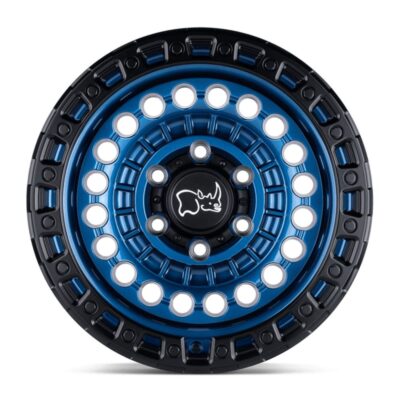 1785STN(SENTINEL) 17X8.5 6X139.7 ET-10 CB CB112.1 COBALT BLUE/BLACK LIP EDGE