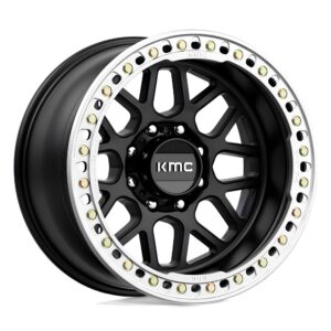 KM235 Beadlock Grenade Crawl 20X10 8X165.1 ET-48 CB125.5 Satin Black Wheel