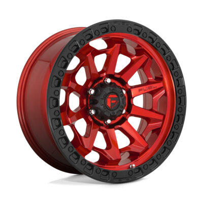 D695 COVERT 17X9 6X135 ET1 CB87 CANDY RED for BLACK RING