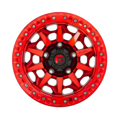 D113 COVERT(beadlock) 17X9 5X127 ET-38 CB71.5 CANDY RED