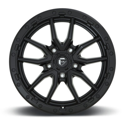 D679 REBEL 20X10 5X150 ET-18 CB110.2 MATTE BLACK