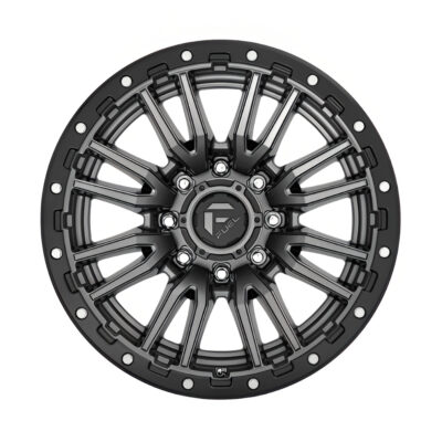 D680 REBEL 20X9 8X165.1 ET01 CB125.1 MATTE ANTHRACITE / BLACK LIP