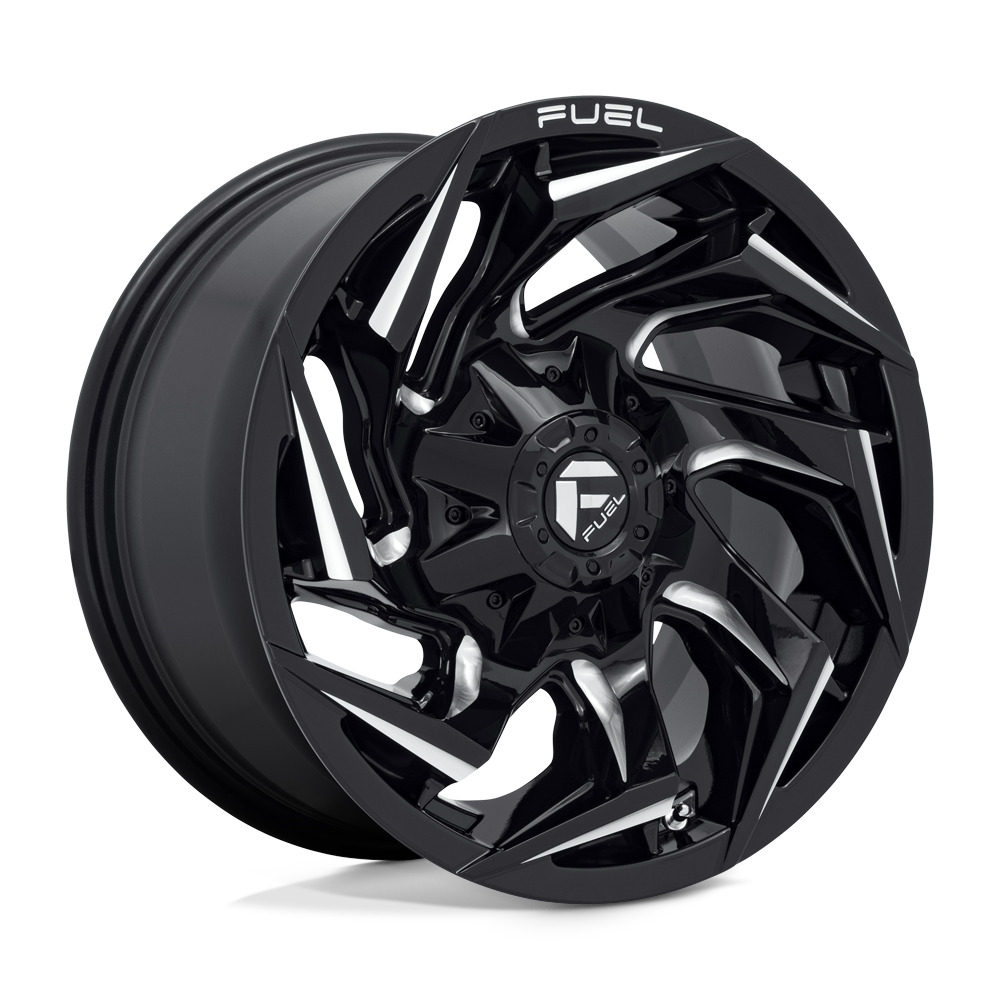 D753 REACTION 17X9 5X139.7/5X150 ET-12 CB110.1 GLOSS BLACK MILLED