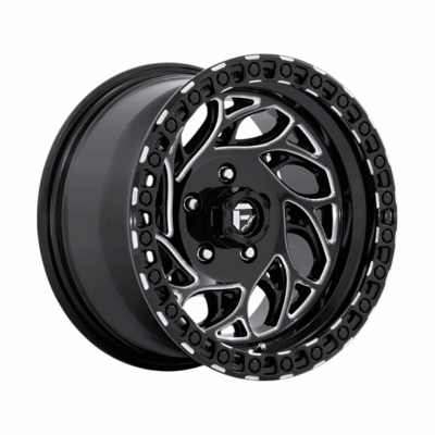 D840 RUNNER OR 15X8 5X114.3 ET-19 CB72.7 GLOSS BLACK MILLED