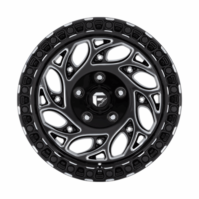 D840 RUNNER OR 15X8 5X114.3 ET-19 CB72.7 GLOSS BLACK MILLED