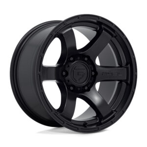 D766 RUSH 18X9 5X127 ET20 CB71.5 SATIN BLACK