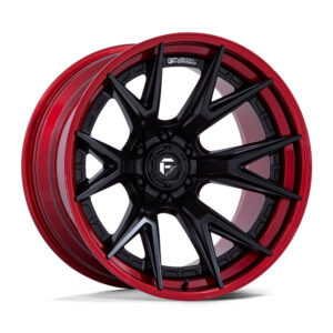 FC402 CATALYST 20X9 6X139.7 ET01 CB106.1 MATTE BLACK for CANDY RED LIP