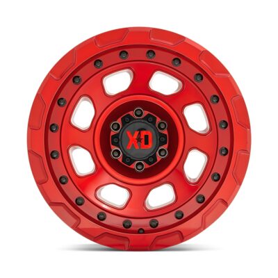 XD861 STORM 17X9 5X127 ET-12 CB71.5 CANDY RED