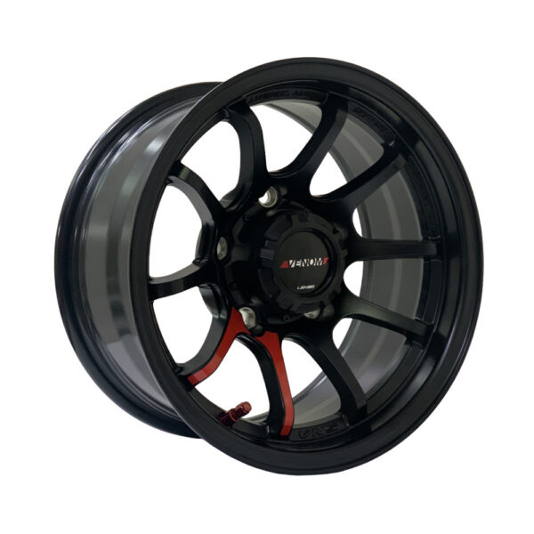 Lenso Venom-5 (VN5) 15X7.5 5X139.7 ET-6 CB108.1 MK Satin Black