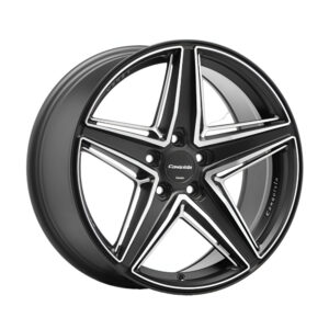 CONQUISTA-JARVIS (CQJ) 18X8.5 5X114.3 ET38 BKFW Wheel