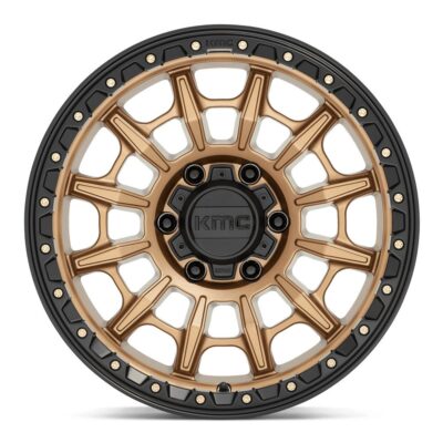 KM547 CARNAGE 17X9 6X139.7 ET00 CB106.1 MATTE BRONZE W/BLK LIP