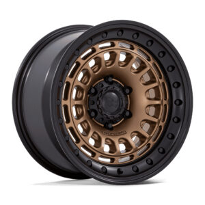 BR014(SAHARA) 17X9 6X139.7 ET00 CB106.1 MATTE BRONZE for MATTE BLACK LIP