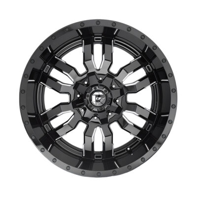 D595 SLEDGE 18X9 6X135/6X139.7 ET19 CB106.1 GLOSS BLACK MILLED