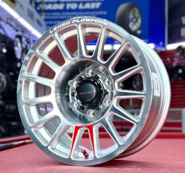 VENOM-8(VN8) 17X8.5 6X139.7 ET00 CB106 SNW (SILVER)