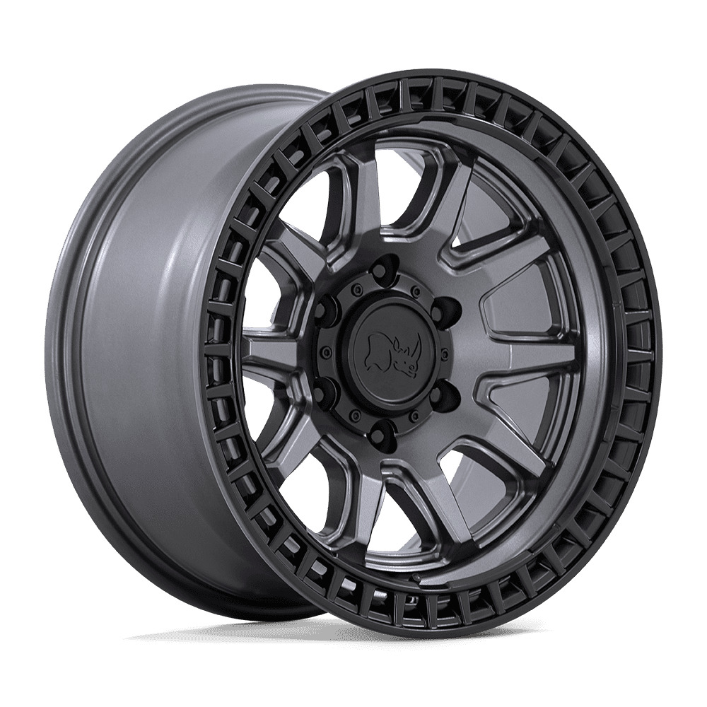 Black Rhino BR001 Calico 17X8.5 MGM/BK Lip Wheels