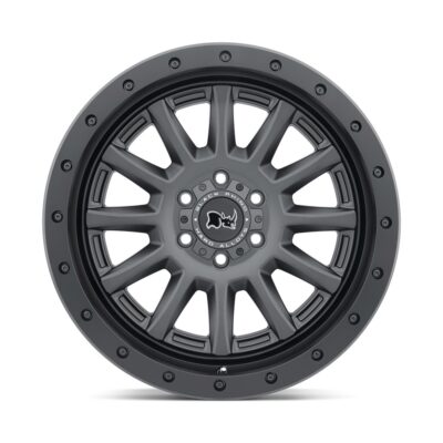 1785DGR(DUGGER) 17X8.5 5X127 ET-18 CB71.5 GUN BLACK