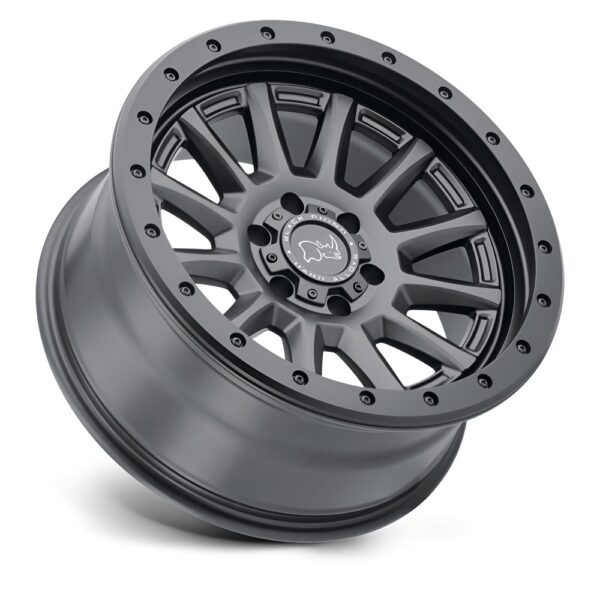 1785DGR(DUGGER) 17X8.5 5X127 ET-18 CB71.5 GUN BLACK - Image 3