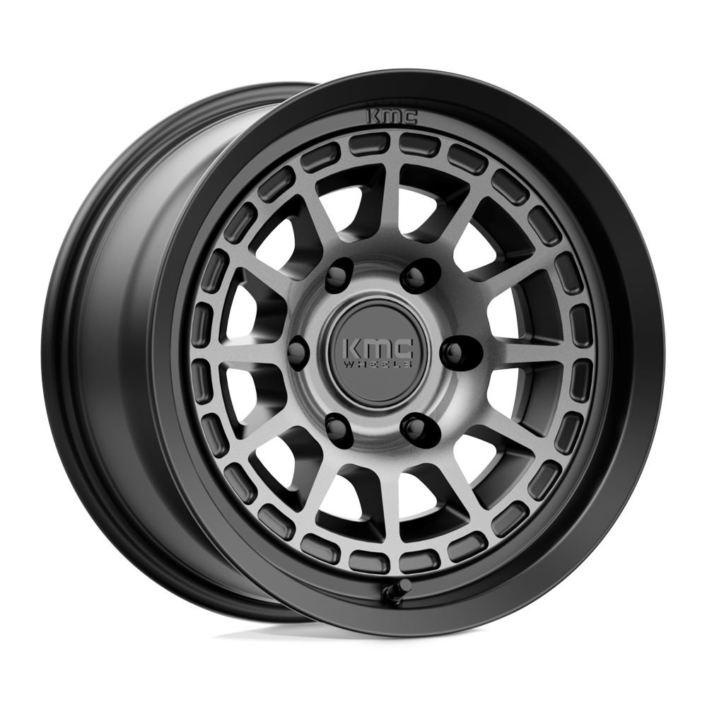 KMC KM719 CANYON 17X8 Satin Black/Gray Tint