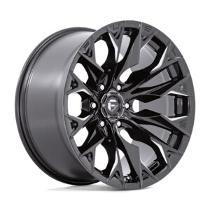 Fuel D803 FLAME 22X12 5X127 ET-44 CB71.5 Gloss Black Milled