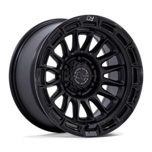 BR025 RIVAL 17X8.5 6X139.7 ET25 CB106.1 MATTE BLACK for GLOSS BLK LIP