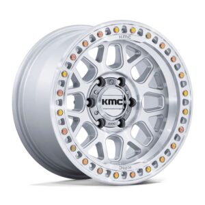 KM549 GRS 17X9 5X127 ET12 CB71.5 GLOSS SILVER for MACH FACE