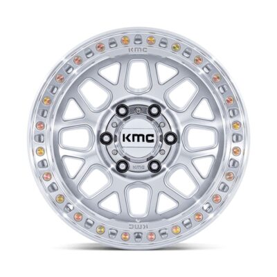 KM549 GRS 20X9 8X180 ET18 CB124.2 GLOSS SILVER /MACH FACE