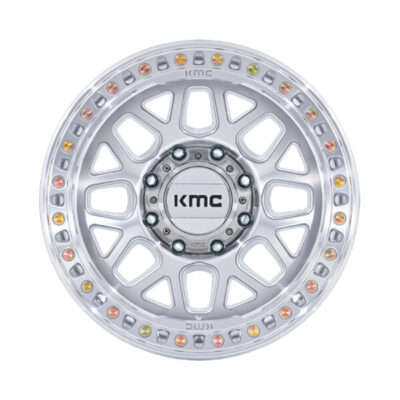 KM549 GRS 17X9 8X170 ET18 CB125.1 GLOSS SILVER/MACH FACE