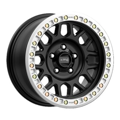 KM234 beadlock GRENADE DESERT 17X8.5 6X135 ET00 CB87.1 SATIN BLACK