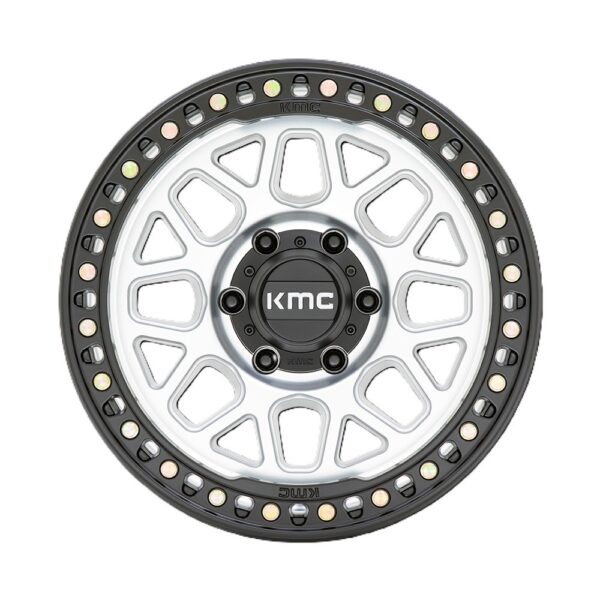 KM549 GRS 17X9 8X180 CB124.2 ET18 MACHINED W/SATIN BLACK LIP - Image 3