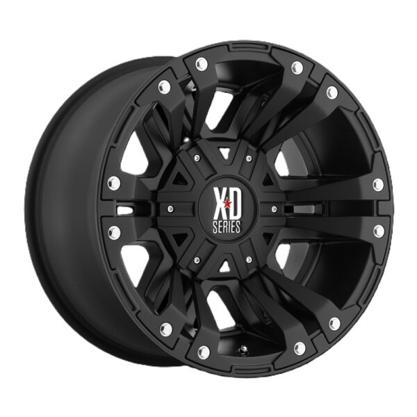 XD822 MONSTER2 17X9 5X139.7/5X150 ET-12 MATTE BLACK