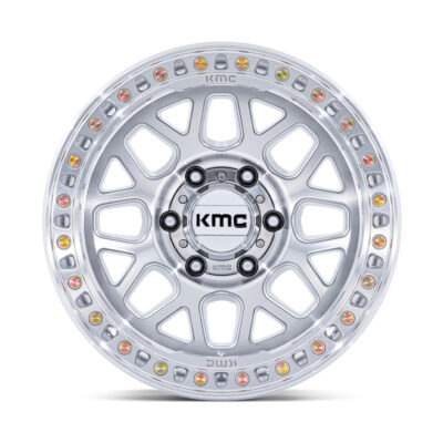 KM549 GRS 17X9 6X139.7 ET18 CB106.1 GLOSS SILVER /MACH FACE