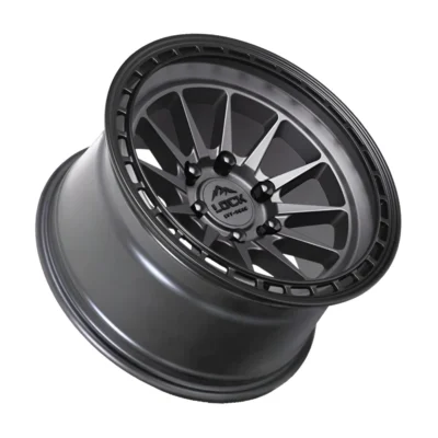 BAJA 17X9 6X139.7 ET1 CB106 MATTE GREY/ MATTE BLACK RING