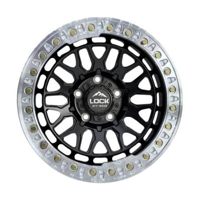 INVADER (FORGED beadlock) 17X9 5X127 ET-38 CB71.5 MATTE BLACK