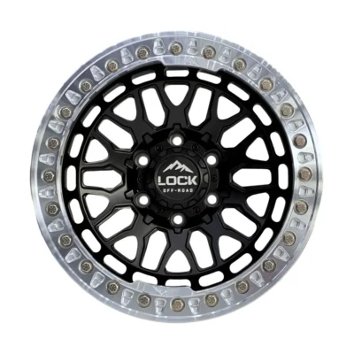 INVADER (FORGED beadlock) 17X9 6X139.7 ET25 CB106 MATTE BLACK