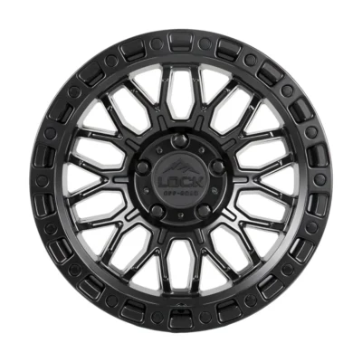 COMBAT 17X9 5X127 ET-12 CB 71.5 MATTE BLACK / MATTE BLACK RING