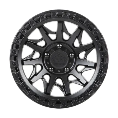 LUNATIC 17X9 5X127 ET-12 CB71.5 MATTE BLACK
