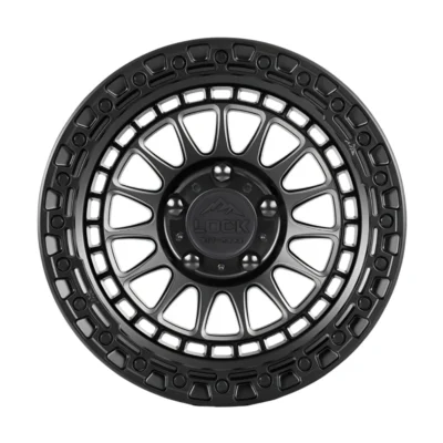 MOJAVE 17X9 5X127 ET-12 CB71.5 MATTE BLACK / MATTE BLACK RING