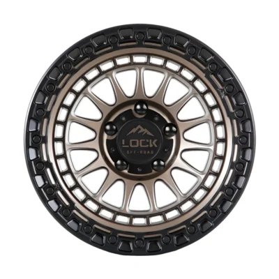 MOJAVE 17X9 5X127 ET-12 CB71.5 MATTE BRONZE /MATTE BLACK RING