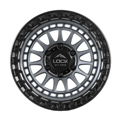 MOJAVE 17X8.5 6X139.7 ET25 CB95.1 MATTE GREY / MATTE BLACK RING