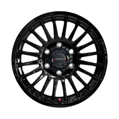 VENOM-9(VN9) 17X8.5 6X139.7 ET08 CB110  FULL BK (BLACK)