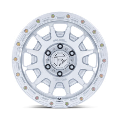 FC884 FORTRESS 17X9 5X127 ET-12 CB71.5 GLOSS SILVER/MACHINED FACE