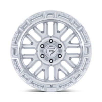 FC890 RAIL 17X9 5X127 ET-12 CB71.5 GLOSS SILVER MACHINED FACE