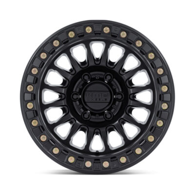 KM239(beadlock) IMPACT 17X9 5X127 ET-12  CB71.5 MATTE BLACK