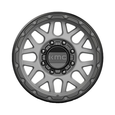 KM544 MESA 17X9 8X170 ET18 CB125.5 SATIN BLACK/ GRY TINT