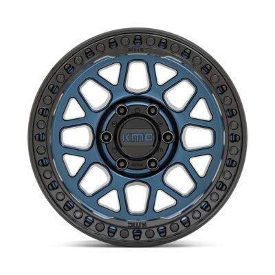 KM549 GRS 17X8.5 6X139.7 ET00 CB106.1 MIDNIGHT BLUE/ GLOSS BLACK LIP
