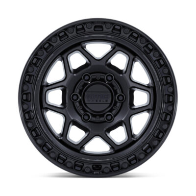 KM553 TROX 17X8.5 6X139.7 ET25 CB106.1 MATTE BLK /GLOSS BLK LIP