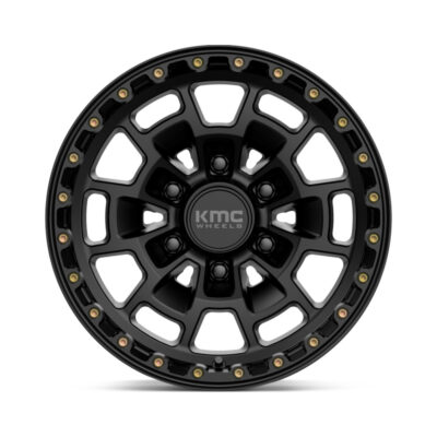 KM718 SUMMIT 17X8.5 6X135 ET18 CB87.1 SATIN BLACK